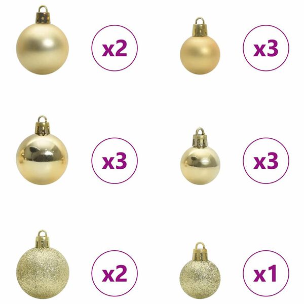 vidaXL Umel&yacute; vianočn&yacute; stromček s 150 LED-i Biela 150 cm PE a PVC