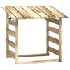 vidaXL Pergola so strechou 100x90x100 cm impregnovan&eacute; borovicov&eacute; drevo