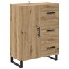 vidaXL Highboard so z&aacute;suvkou 2 pcs Remeseln&yacute; dub Kompozitn&eacute; drevo