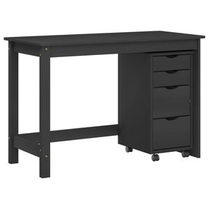vidaXL Stolov&yacute; a kolekčn&yacute; set MOSS 2 pcs Čierna