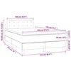 vidaXL Boxspring posteľ s matracom, tmavozelen&aacute; 120x190cm, zamat