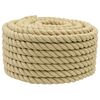 vidaXL Lano na čln 18 mm 25 m Pr&iacute;rodn&aacute;