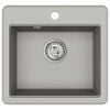 vidaXL Drez Siv&aacute; 470 x 440 mm Granite