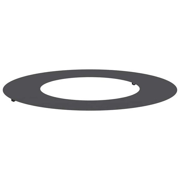 vidaXL vhodn&yacute; pre ploch&yacute; stromov&yacute; kr&uacute;žok Čierna &Oslash;40 / 70 cm Oceľ