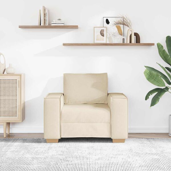 vidaXL Rozkladacia pohovka/kreslo, ľanov&eacute; 100x78x84 cm