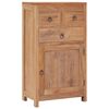 vidaXL Komoda 50x30x90 cm mas&iacute;vne teakov&eacute; drevo