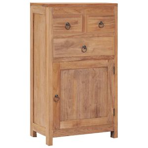 vidaXL Komoda 50x30x90 cm mas&iacute;vne teakov&eacute; drevo