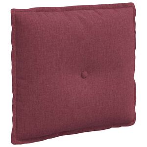 vidaXL Podu&scaron;ka na chrb&aacute;t V&iacute;no červen&eacute; 50 x 19 x 45 cm l&aacute;tka