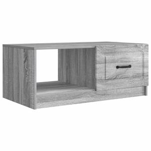 vidaXL Konferenčn&yacute; stol&iacute;k Siv&aacute; sonoma 90 x 50 x 37 cm Kompozitn&eacute; drevo