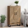 vidaXL Highboard Remeseln&yacute; dub 69,5 x 31 x 115 cm Kompozitn&eacute; drevo