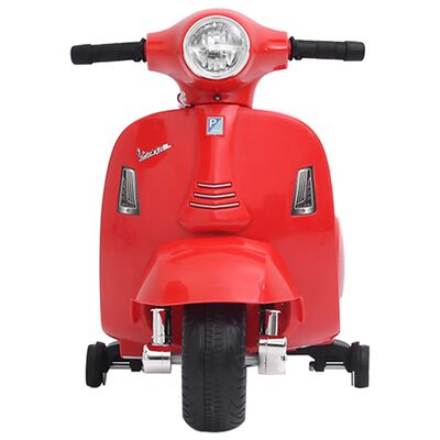 vidaXL Detská elektrická motorka Vespa GTS300, červená