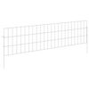 vidaXL Z&aacute;hradn&yacute; plot s kol&iacute;kmi 12 pcs 115 x 30 cm Mesh Strieborn&aacute;