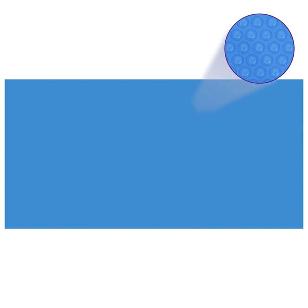 vidaXL Bazénová plachta, modrá 600x300 cm, PE