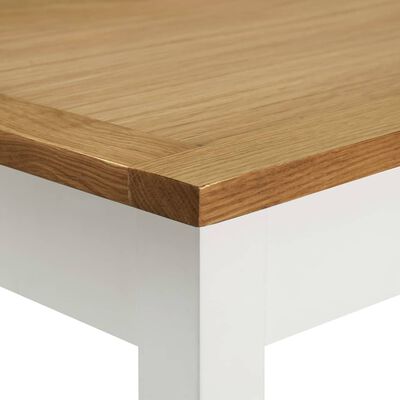 vidaXL Barový stôl 100x40x110 cm masívne dubové drevo