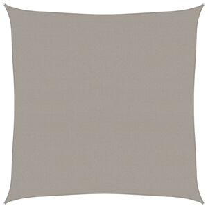 vidaXL Slnečn&aacute; plachta 160 g/m&sup2; &scaron;tvorcov&aacute; svetlosiv&aacute; 7x7 m HDPE