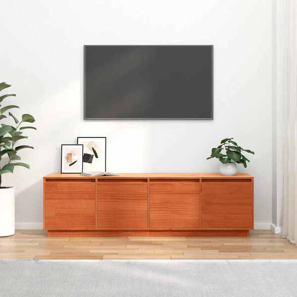 vidaXL TV skrinka Hned&aacute; 156 x 37 x 45 cm Kompozitn&eacute; drevo
