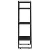 vidaXL &Uacute;ložn&aacute; polica, čierna 60x30x105 cm, kompozitn&eacute; drevo