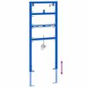vidaXL K&uacute;peľňov&aacute; n&aacute;stenn&aacute; podpora Modr&aacute; 50 x 3 x 112 cm