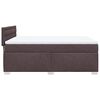 vidaXL Boxspring posteľ s matracom tmavohned&aacute; 140x190 cm l&aacute;tka