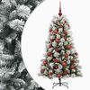vidaXL Umel&yacute; kĺbov&yacute; vianočn&yacute; stromček s vianočn&yacute;mi guľami 150 cm