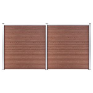 vidaXL Z&aacute;hradn&yacute; plot WPC 353x186 cm hned&yacute;