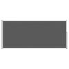 vidaXL Retračn&aacute; bočn&aacute; mark&iacute;za Antracitov&aacute; 600 x 220 cm Polyester
