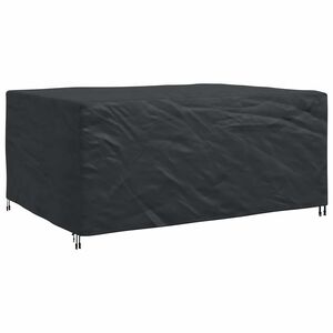 vidaXL Obal na n&aacute;bytok Jednofarebn&yacute; Čierna 240 x 180 x 100 cm 600D