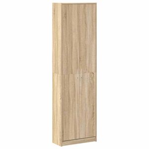 vidaXL &Scaron;atn&aacute; skriňa Sonoma dub 55 x 25 x 189 cm Kompozitn&eacute; drevo