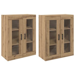 vidaXL Z&aacute;vesn&eacute; skrinky 2 ks dub artisan 69,5 x 34 x 90 cm
