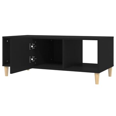 vidaXL Konferenčný stolík čierny 102x50x40 cm spracované drevo