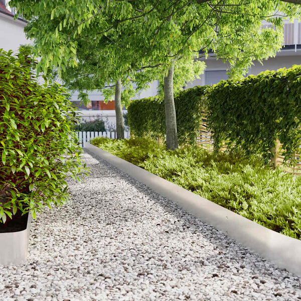 vidaXL Obruby tr&aacute;vnika 30 ks 20x103 cm Nerez