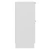 vidaXL Komoda biela 30x30x70 cm spracovan&eacute; drevo