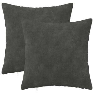 vidaXL Poťah na podložku 2 pcs HEERLEN Antracitov&aacute; 30 x 30 cm