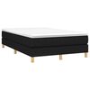 vidaXL Boxspring posteľ s matracom čierna 120x190 cm l&aacute;tka