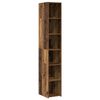 vidaXL Highboard Star&eacute; drevo 30 x 41 x 185 cm Kompozitn&eacute; drevo