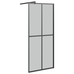 vidaXL Sprchov&aacute; z&aacute;stena 80 x 195 cm tmav&eacute; tvrden&eacute; sklo