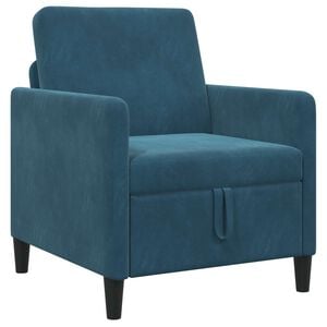vidaXL Sofa s &uacute;ložn&yacute;m priestorom Modr&aacute; 72 x 78 x 87 cm Polyester