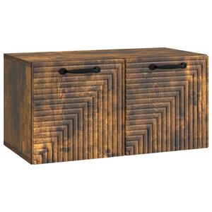 vidaXL N&aacute;stenn&aacute; TV skrinka N&aacute;stenn&yacute; Dymov&yacute; dub 59,5 x 31 x 30 cm