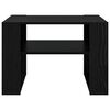 vidaXL Konferenčn&yacute; stol&iacute;k Čierny dub 66 x 53 x 45 cm Kompozitn&eacute; drevo