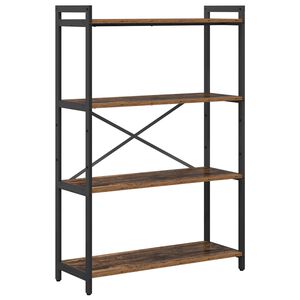 vidaXL Reg&aacute;l na knihy 80 x 30 x 120 cm Kompozitn&eacute; drevo Star&eacute; drevo