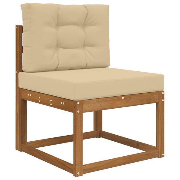 vidaXL Vank&uacute;&scaron; na vonkaj&scaron;iu pohovku 2 pcs B&eacute;žov&aacute; Polyester