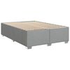 vidaXL Boxspring posteľ s matracom svetlosiv&aacute; 100x200 cm l&aacute;tka