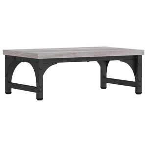 vidaXL Stojan na monitor siv&yacute; sonoma 37x23x14 cm kompozitn&eacute; drevo