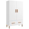 vidaXL Vysok&aacute; skrinka biela 70x31x115 cm spracovan&eacute; drevo