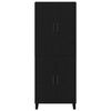 vidaXL Highboard 2 pcs Čierny dub 69,5 x 34 x 180 cm