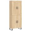 vidaXL Vysok&aacute; skrinka dub sonoma 69,5x34x180 cm spracovan&eacute; drevo