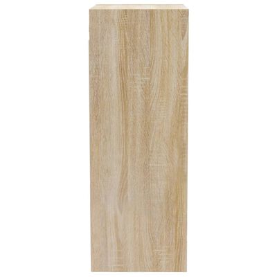 vidaXL Nástenná skrinka, dub sonoma 34,5x32,5x90 cm, kompozitné drevo