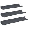 vidaXL Z&aacute;vesn&aacute; polica N&aacute;stenn&aacute; mont&aacute;ž 3 ks Antracit 40 x 9 x 2,5 cm
