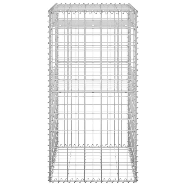 vidaXL Gabiónový kôš/stĺp 50x50x100 cm železo