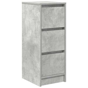 vidaXL Komoda bet&oacute;novo siv&aacute; 29,5x34x76 cm kompozitn&eacute; drevo